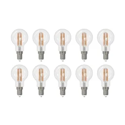 Arcchio Filament Pære > LED-filamentpære E14 G45, sæt med 10 stk, 4000 K