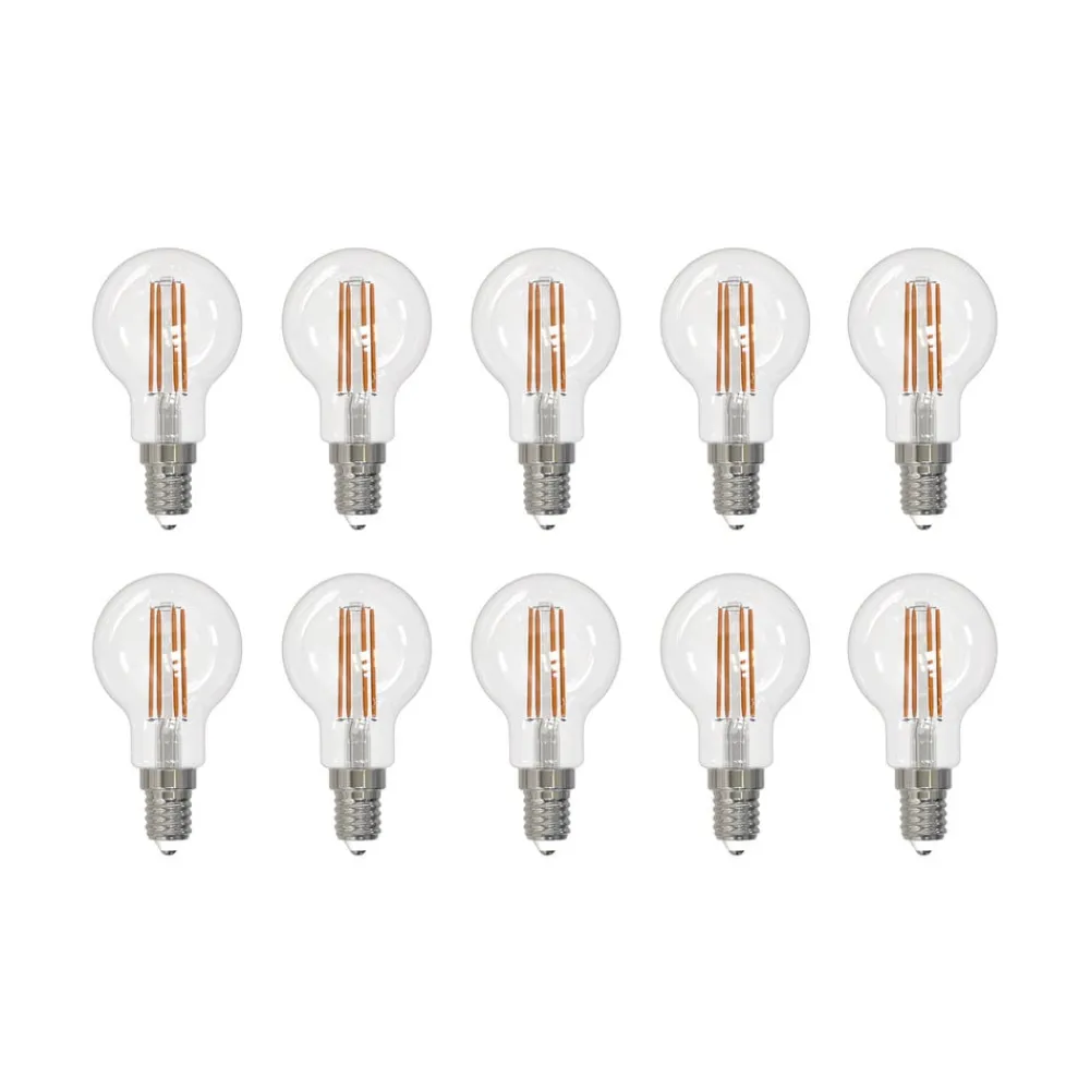 Filament Pære|Led Pærer ^ Arcchio LED-filamentpære E14 G45, sæt med 10, 3000 K