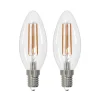 Arcchio Filament Pære|Led Pærer > LED-filamentpære E14 stearinlys, sæt med 2, 2700 K