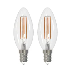 Arcchio Filament Pære|Led Pærer > LED-filamentpære E14 stearinlys, sæt med 2, 2700 K