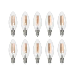 Arcchio Filament Pære > LED-filamentpære E14 sæt med 10 stk. lys, 3000 K