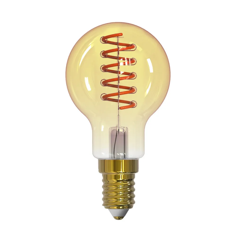 Arcchio Dæmpbar Led-Pære|Filament Pære > LED-filamentpære, E14, 4,9 W, ravfarvet