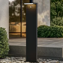 Arcchio Terrassebelysning|Gadebelysning Med Sensor > LED-gadelampe Iberion, 90 cm, antracit, sensor