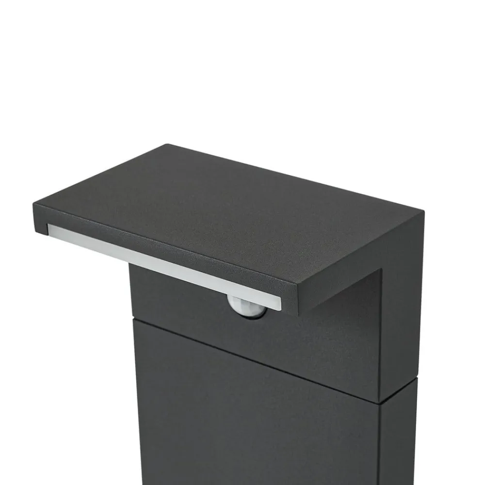 Arcchio Terrassebelysning|Gadebelysning Med Sensor > LED-gadelampe Iberion, 90 cm, antracit, sensor