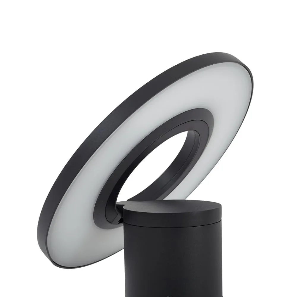 Arcchio Gadebelysning > LED-gadelampe Tovio, antracit, Ø24cm