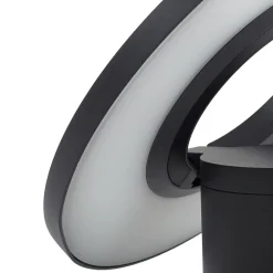 Arcchio Gadebelysning > LED-gadelampe Tovio, antracit, Ø24cm