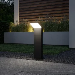 Terrassebelysning|Gadebelysning ^ Arcchio LED-gadelampe Yolena, 60 cm, antracit, aluminium