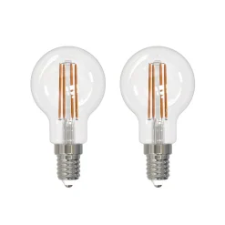 Filament Pære|Led Pærer ^ Arcchio LED glødepære E14 G45, sæt med 2, 3000 K