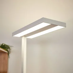 Arcchio Arbejdsrum/Kontor|Gulvlamper > LED-gulvlampe Logan Basic, hvid, 6.000 lm, dæmpbar