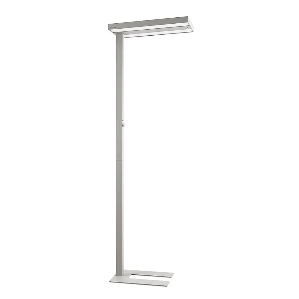 Arcchio Gulvlamper > LED-gulvlampe Logan Pro, sølv, sensor, dæmpbar