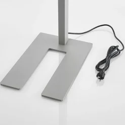 Arcchio Gulvlamper > LED-gulvlampe Logan Pro, sølv, sensor, dæmpbar
