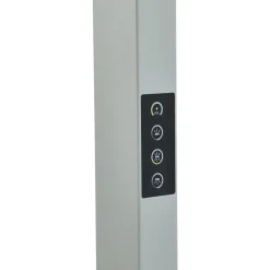 Arcchio Gulvlamper > LED-gulvlampe Logan Ultra HCL CCT, sølv, dæmpbar