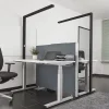 Arcchio Gulvlamper > LED-gulvlampe til kontor Jolinda, sort, 4000K, sensor