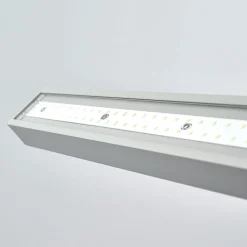 Arcchio Gulvlamper > LED-gulvlampe til kontor Jolinda, sæt med 2, sølv, 4.000 K