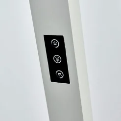 Arcchio Gulvlamper > LED-gulvlampe til kontor Jolinda, sæt med 2, sølv, 4.000 K