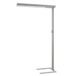 Gulvlamper ^ Arcchio LED-gulvlampe til kontor Susi, sølv, sensor, touchdæmper