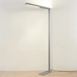 Arcchio Arbejdsrum/Kontor|Gulvlamper > LED-gulvlampe til kontor Tamilo, sølv, metal, 194 cm