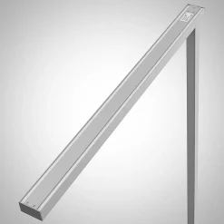 Arcchio Arbejdsrum/Kontor|Gulvlamper > LED-gulvlampe til kontor Tamilo, sølv, metal, 194 cm