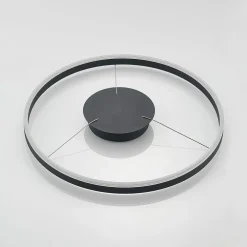 Arcchio Pendellamper|Pendellamper > LED-hængelampe Albiona, sort, 1 ring, Ø 60 cm