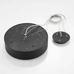 Arcchio Pendellamper > LED-hængelampe Noabelle, sort, 40 cm, metal