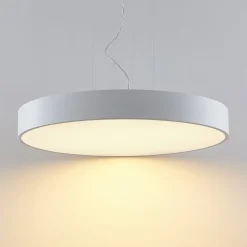 Pendellamper|Pendellamper ^ Arcchio LED-hængelampe Noabelle, Ø 80 cm, hvid, metal
