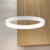 Arcchio Pendellamper|Pendellamper > LED-hængelampe Vivy, Ø 38 cm, hvid, metal