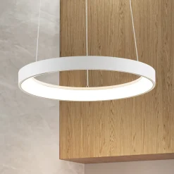 Arcchio Pendellamper|Pendellamper > LED-hængelampe Vivy, Ø 38 cm, hvid, metal