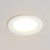 Arcchio Loftlamper|Indbygningsspots > LED-indbygningslampe Milaine, Ø 10 cm, hvid, dæmpbar