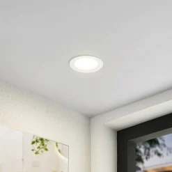 Arcchio Loftlamper|Indbygningsspots > LED-indbygningslampe Milaine, Ø 10 cm, hvid, dæmpbar