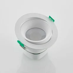 Arcchio Loftlamper|Indbygningsspots > LED-indbygningslampe Katerin, 10 cm, hvid, drejelig