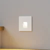 Pendellamper|Væglamper ^ Arcchio LED-indbygningslampe Vexi, 7,5 cm x 7,5 cm, hvid, CCT