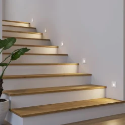Pendellamper|Væglamper ^ Arcchio LED-indbygningslampe Vexi, 7,5 cm x 7,5 cm, hvid, CCT