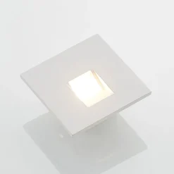 Pendellamper|Væglamper ^ Arcchio LED-indbygningslampe Vexi, 7,5 cm x 7,5 cm, hvid, CCT