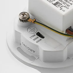 Pendellamper|Væglamper ^ Arcchio LED-indbygningslampe Vexi, 7,5 cm x 7,5 cm, hvid, CCT