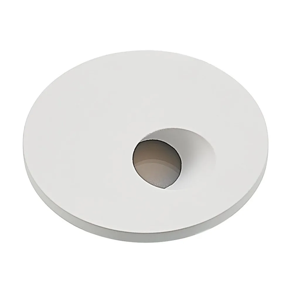 Gang|Pendellamper ^ Arcchio LED-indbygningslampe Vexi, Ø 7,5 cm, hvid, aluminium, CCT