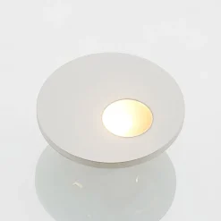 Gang|Pendellamper ^ Arcchio LED-indbygningslampe Vexi, Ø 7,5 cm, hvid, aluminium, CCT