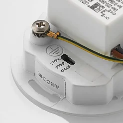 Arcchio Gang|Pendellamper > LED-indbygningslampe Vexi, 7,8 cm x 7,8 cm, hvid, CCT