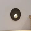 Arcchio Indbygningsspots|Væglamper > LED-indbygningslampe Vexi, Ø 7,5 cm, sort, aluminium, CCT