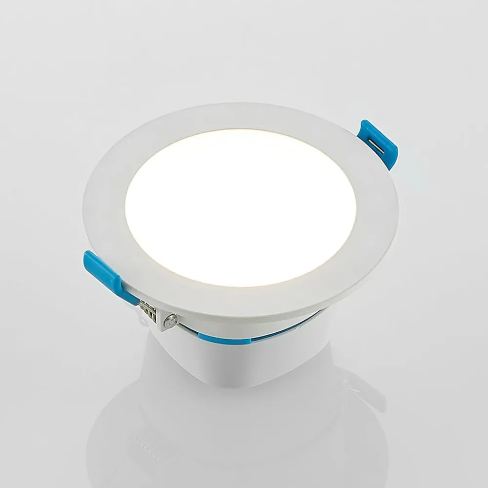 Indbygningsspots|Spotlights ^ Arcchio LED-indbygningslampe Milaine, hvid, dæmpbar, sæt med 2 stk