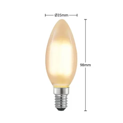 Arcchio Dæmpbar Led-Pære|Led Pærer > LED-kertepære E14, 4 W, 2.700 K, dæmpbar, sæt med 5 stk
