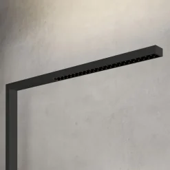 Arbejdsrum/Kontor|Bordlamper ^ Arcchio LED-klemmelampe Jolinda, sort, aluminium, dæmpbar