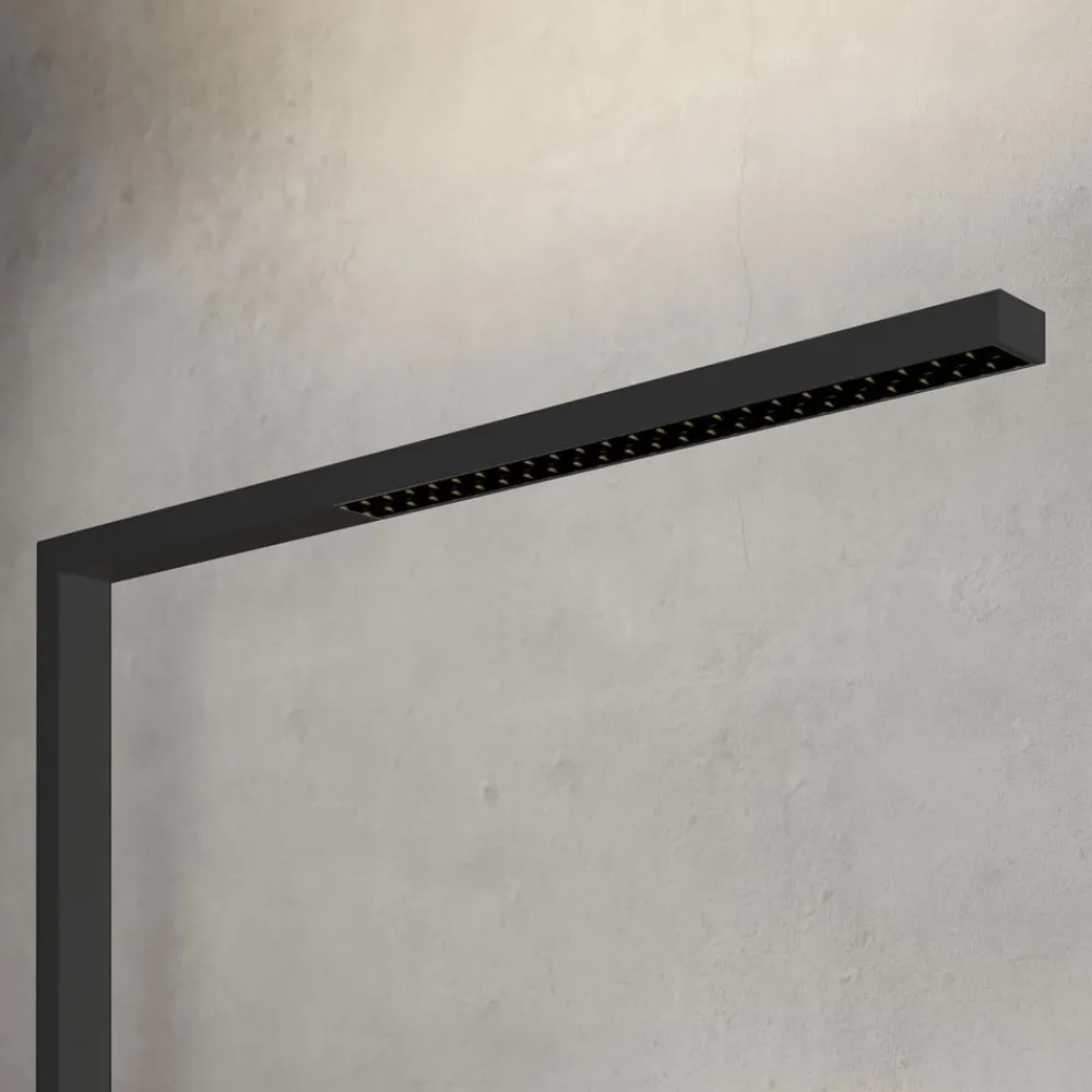 Arbejdsrum/Kontor|Bordlamper ^ Arcchio LED-klemmelampe Jolinda, sort, aluminium, dæmpbar