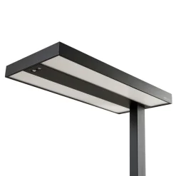 Arcchio Arbejdsrum/Kontor|Bordlamper > LED-klemmelampe Logan sort, dæmpbar, sensor