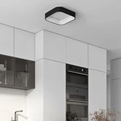 Arcchio Gang|Loftlamper > LED-loftlampe Aleksi, 45 x 45 cm, sort, CCT