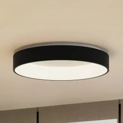 Arcchio Gang|Loftlamper > LED-loftlampe Aleksi, Ø 60 cm, sort, metal, CCT
