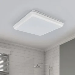 Arcchio Loftlamper|Loftlamper > LED-loftlampe Augustin, 25 x 25 cm, hvid, IP54