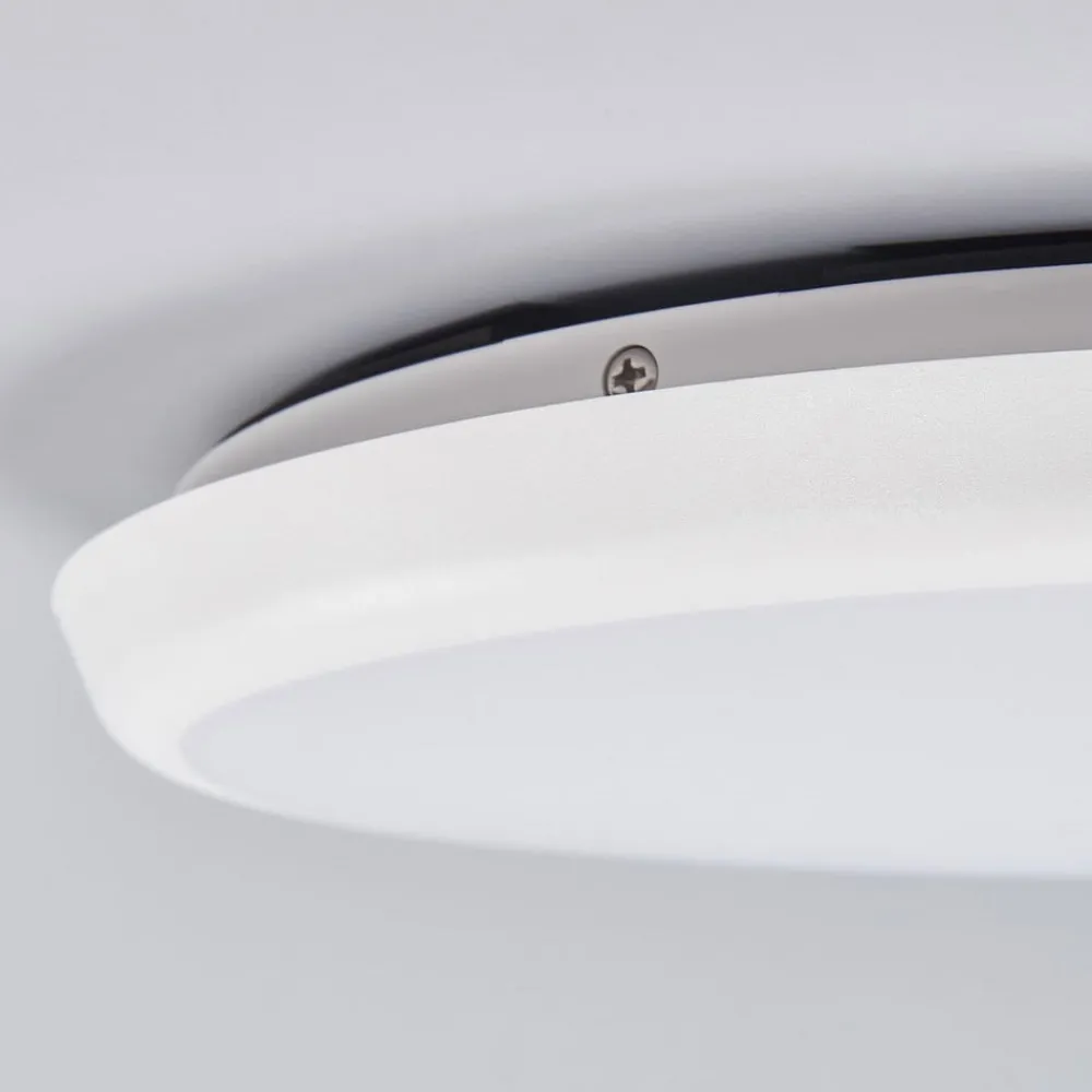 Gang|Loftlamper ^ Arcchio LED-loftlampe Augustin, Ø 30 cm, CCT, hvid, IP54