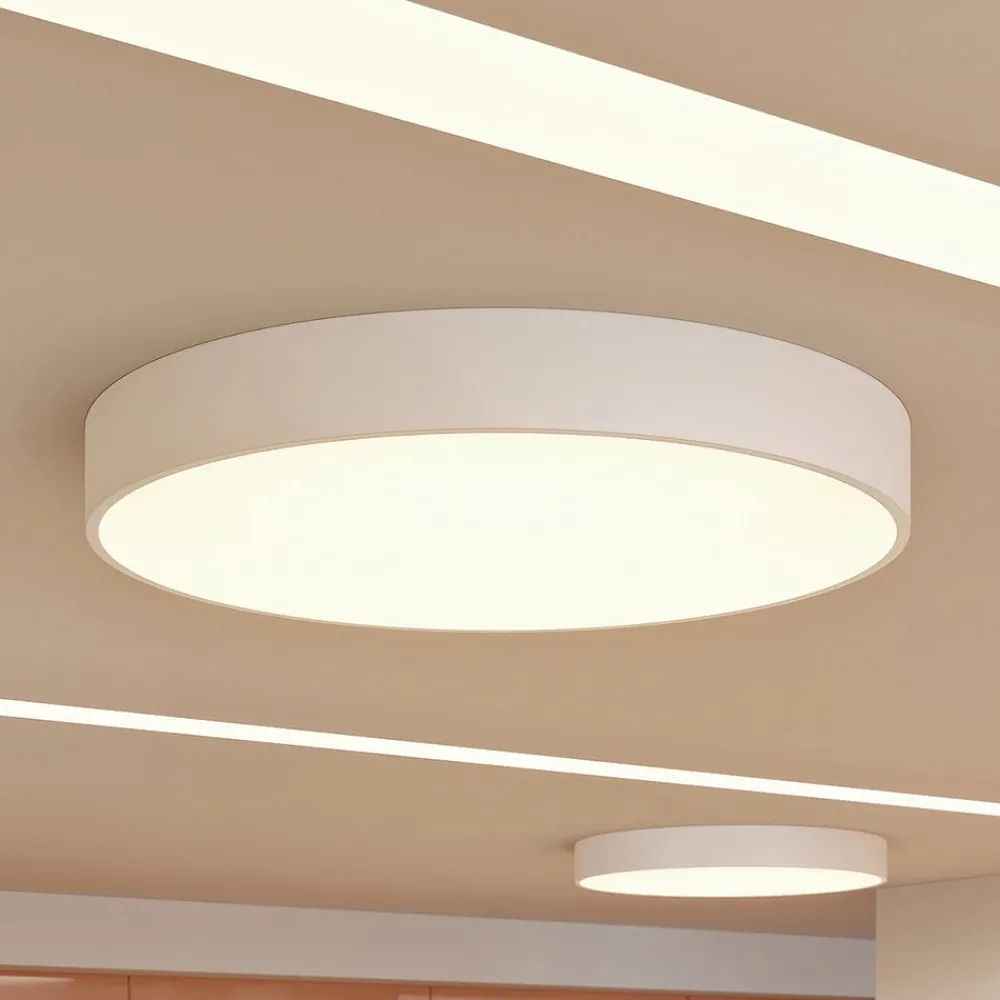 Arcchio Loftlamper > LED-loftlampe Noabelle, Ø 80 cm, hvid, metal