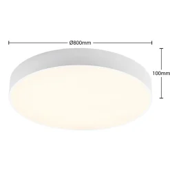 Arcchio Loftlamper > LED-loftlampe Noabelle, Ø 80 cm, hvid, metal