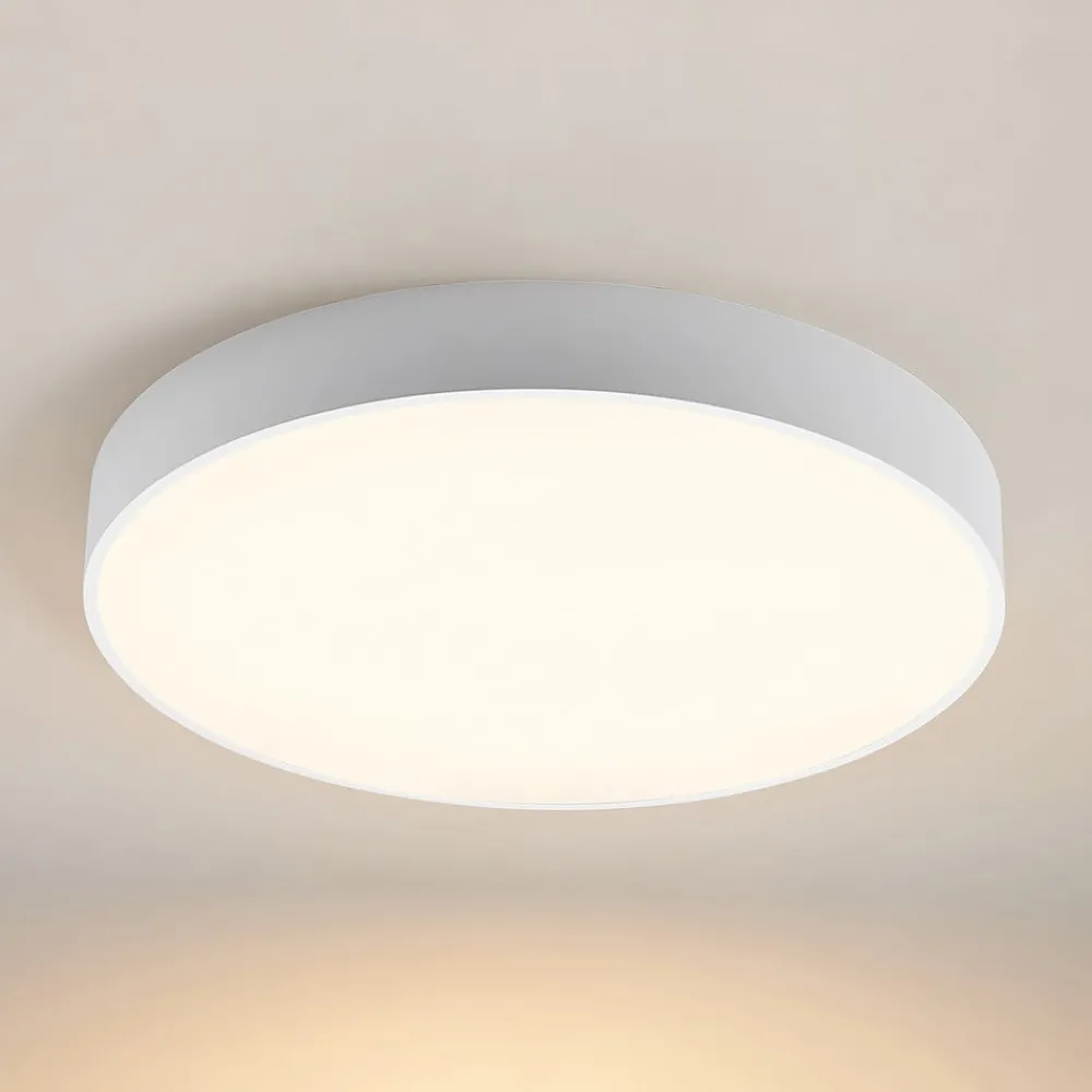 Arcchio Loftlamper > LED-loftlampe Noabelle, Ø 80 cm, hvid, metal